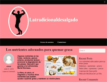 Tablet Screenshot of latradicionaldesalgado.com.mx